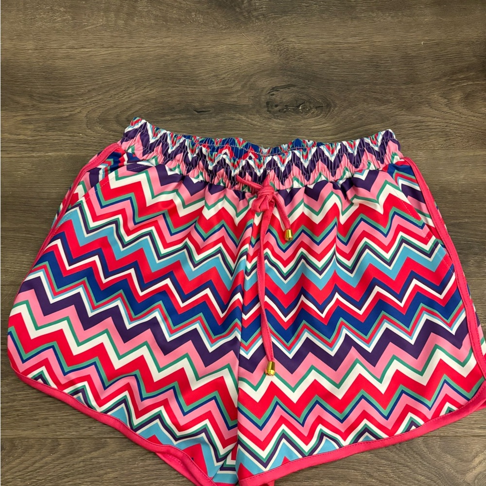 Jess Lea Colorful Chevron Women's Shorts